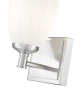 One Light Vanity by Z-Lite - Oren Collection, Brushed Nickel Finish - 7004-1V-BN
