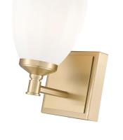 One Light Vanity by Z-Lite - Oren Collection, Modern Gold Finish - 7004-1V-MGLD