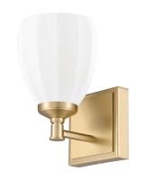 One Light Vanity by Z-Lite - Oren Collection, Modern Gold Finish - 7004-1V-MGLD