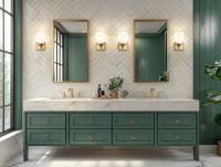 One Light Vanity by Z-Lite - Oren Collection, Modern Gold Finish - 7004-1V-MGLD