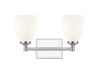 Two Light Vanity by Z-Lite - Oren Collection, Chrome Finish - 7004-2V-CH