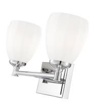 Two Light Vanity by Z-Lite - Oren Collection, Chrome Finish - 7004-2V-CH