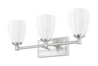 Three Light Vanity by Z-Lite - Oren Collection, Brushed Nickel Finish - 7004-3V-BN
