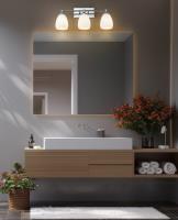 Three Light Vanity by Z-Lite - Oren Collection, Chrome Finish - 7004-3V-CH