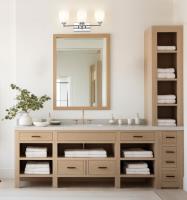 Three Light Vanity by Z-Lite - Oren Collection, Chrome Finish - 7004-3V-CH