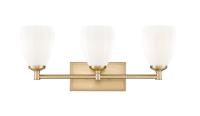 Three Light Vanity by Z-Lite - Oren Collection, Modern Gold Finish - 7004-3V-MGLD