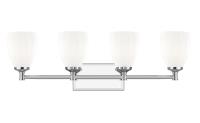 Four Light Vanity by Z-Lite - Oren Collection, Chrome Finish - 7004-4V-CH