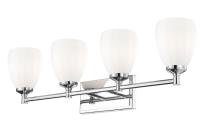 Four Light Vanity by Z-Lite - Oren Collection, Chrome Finish - 7004-4V-CH