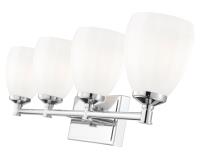 Four Light Vanity by Z-Lite - Oren Collection, Chrome Finish - 7004-4V-CH