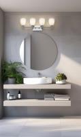 Four Light Vanity by Z-Lite - Oren Collection, Chrome Finish - 7004-4V-CH