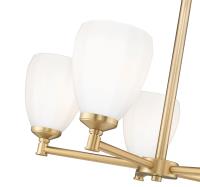 Five Light Chandelier by Z-Lite - Oren Collection, Modern Gold Finish - 7004-5MGLD