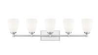 Five Light Vanity by Z-Lite - Oren Collection, Brushed Nickel Finish - 7004-5V-BN