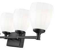 Five Light Vanity by Z-Lite - Oren Collection, Matte Black Finish - 7004-5V-MB