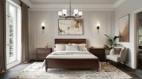 Six Light Chandelier by Z-Lite - Oren Collection, Matte Black Finish - 7004-6MB