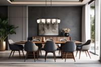 Eight Light Linear Chandelier by Z-Lite - Oren Collection, Matte Black Finish - 7004-8L-MB
