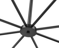 Eight Light Chandelier by Z-Lite - Oren Collection, Matte Black Finish - 7004-8MB