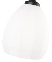 One Light Pendant by Z-Lite - Oren Collection, Matte Black Finish - 7004P8-MB