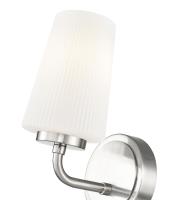 One Light Wall Sconce by Z-Lite - Montford Collection, Brushed Nickel Finish - 7005-1S-BN
