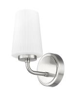 One Light Wall Sconce by Z-Lite - Montford Collection, Brushed Nickel Finish - 7005-1S-BN