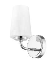 One Light Wall Sconce by Z-Lite - Montford Collection, Chrome Finish - 7005-1S-CH