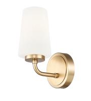 One Light Wall Sconce by Z-Lite - Montford Collection, Modern Gold Finish - 7005-1S-MGLD