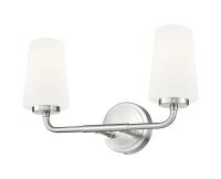 Two Light Vanity by Z-Lite - Montford Collection, Brushed Nickel Finish - 7005-2V-BN