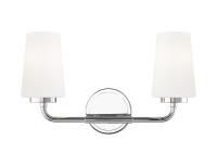 Two Light Vanity by Z-Lite - Montford Collection, Chrome Finish - 7005-2V-CH