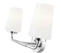 Two Light Vanity by Z-Lite - Montford Collection, Chrome Finish - 7005-2V-CH