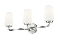 Three Light Vanity by Z-Lite - Montford Collection, Brushed Nickel Finish - 7005-3V-BN