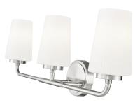 Three Light Vanity by Z-Lite - Montford Collection, Brushed Nickel Finish - 7005-3V-BN