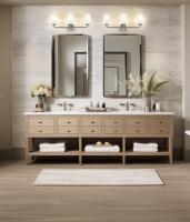 Three Light Vanity by Z-Lite - Montford Collection, Brushed Nickel Finish - 7005-3V-BN