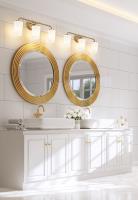 Three Light Vanity by Z-Lite - Montford Collection, Modern Gold Finish - 7005-3V-MGLD
