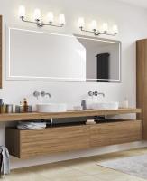 Four Light Vanity by Z-Lite - Montford Collection, Chrome Finish - 7005-4V-CH