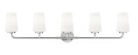Five Light Vanity by Z-Lite - Montford Collection, Brushed Nickel Finish - 7005-5V-BN