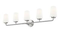 Five Light Vanity by Z-Lite - Montford Collection, Brushed Nickel Finish - 7005-5V-BN