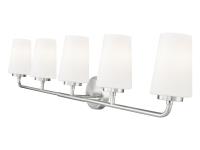Five Light Vanity by Z-Lite - Montford Collection, Brushed Nickel Finish - 7005-5V-BN