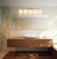 Five Light Vanity by Z-Lite - Montford Collection, Brushed Nickel Finish - 7005-5V-BN