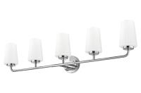 Five Light Vanity by Z-Lite - Montford Collection, Chrome Finish - 7005-5V-CH