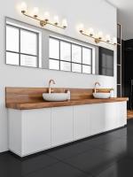 Five Light Vanity by Z-Lite - Montford Collection, Modern Gold Finish - 7005-5V-MGLD