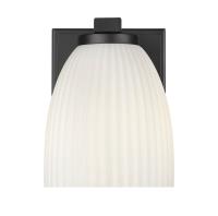 One Light Wall Sconce by Z-Lite - Naya Collection, Matte Black Finish - 7518-1S-MB