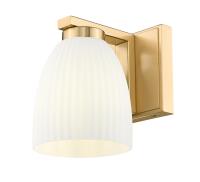 One Light Wall Sconce by Z-Lite - Naya Collection, Modern Gold Finish - 7518-1S-MGLD