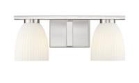 Two Light Vanity by Z-Lite - Naya Collection, Brushed Nickel Finish - 7518-2V-BN