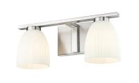 Two Light Vanity by Z-Lite - Naya Collection, Brushed Nickel Finish - 7518-2V-BN