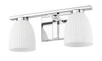 Two Light Vanity by Z-Lite - Naya Collection, Chrome Finish - 7518-2V-CH