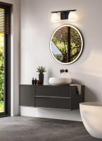Two Light Vanity by Z-Lite - Naya Collection, Matte Black Finish - 7518-2V-MB