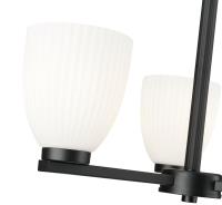 Three Light Chandelier by Z-Lite - Naya Collection, Matte Black Finish - 7518-3MB