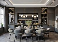 Three Light Chandelier by Z-Lite - Naya Collection, Modern Gold Finish - 7518-3MGLD