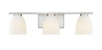 Three Light Vanity by Z-Lite - Naya Collection, Brushed Nickel Finish - 7518-3V-BN