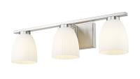 Three Light Vanity by Z-Lite - Naya Collection, Brushed Nickel Finish - 7518-3V-BN