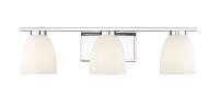Three Light Vanity by Z-Lite - Naya Collection, Chrome Finish - 7518-3V-CH